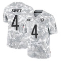 BIPIHUC C.Bears #4 D'Andre Swift Player Arctic Camo Salute to Service Limited Stitched Jerseys
