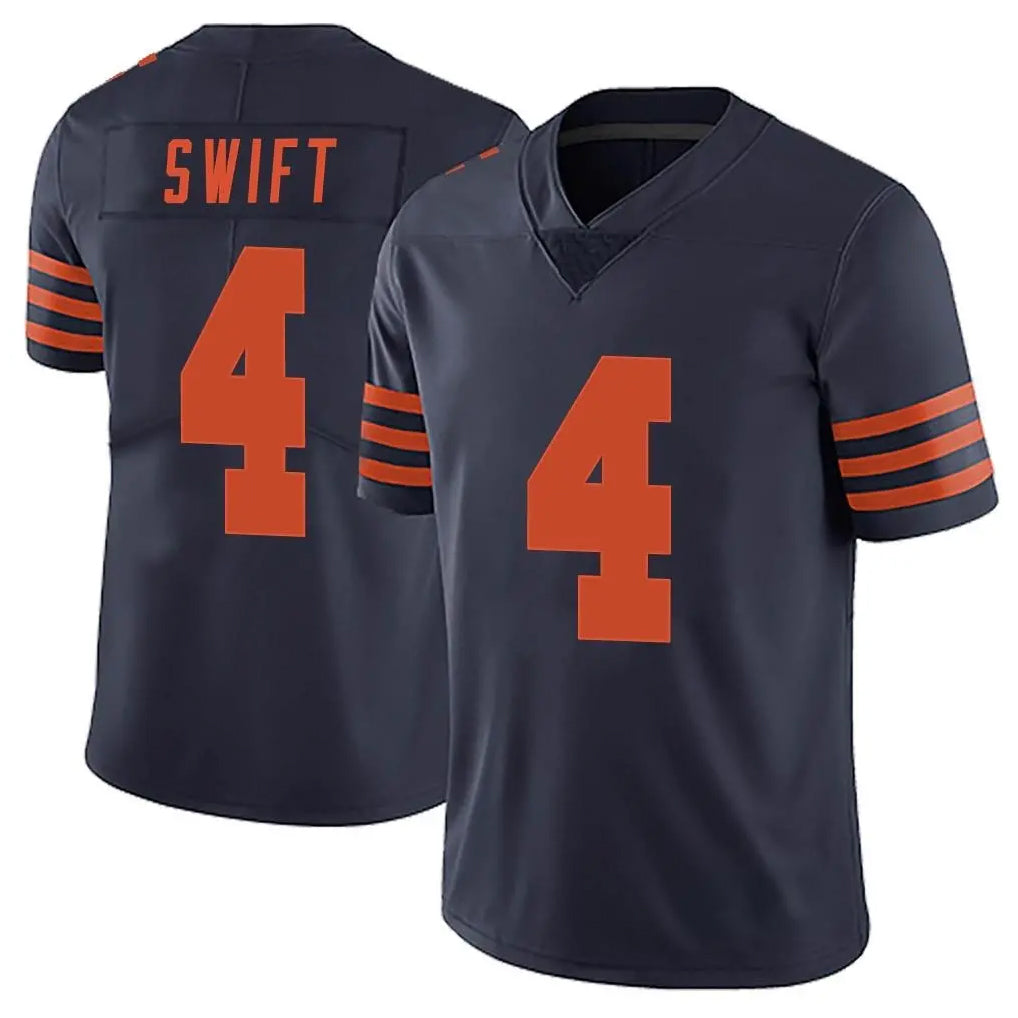 BIPIHUC C.Bears #4 D'Andre Swift Player Navy Blue Alternate Vapor Untouchable Limited Stitched Jerseys