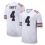 BIPIHUC C.Bears #4 D'Andre Swift Player White Classic Home Game Stitched Jerseys