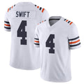 BIPIHUC C.Bears #4 D'Andre Swift Player White Classic Vapor Limited Home Game Stitched Jerseys