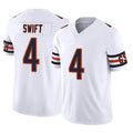 BIPIHUC C.Bears #4 D'Andre Swift Player White Vapor F.U.S.E. Limited Home Game Stitched Jerseys
