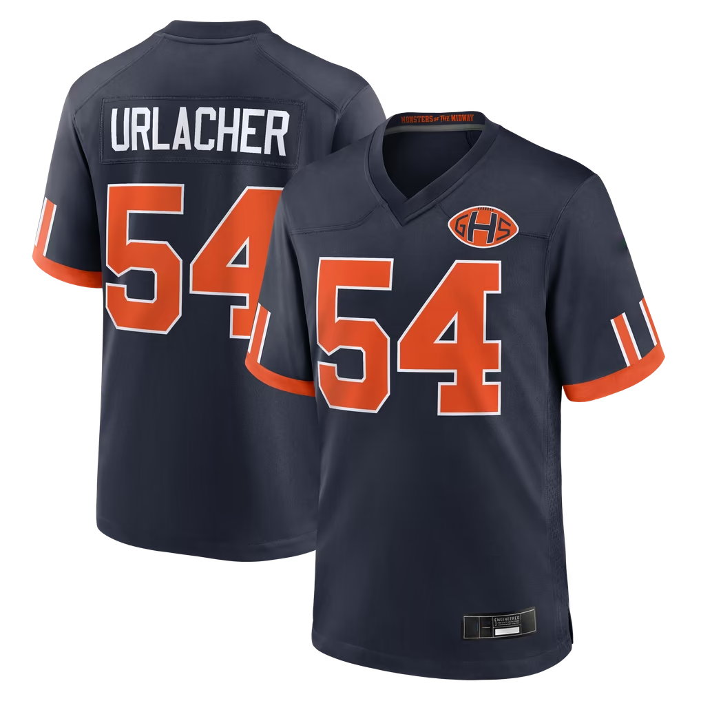BIPIHUC C.Bears #54 Brian Urlacher Navy 2026 Rivalries Collection Game Stitched Jerseys