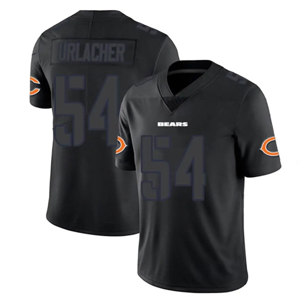 BIPIHUC C.Bears #54 Brian Urlacher Player Black Impact Limited Game Stitched Jerseys