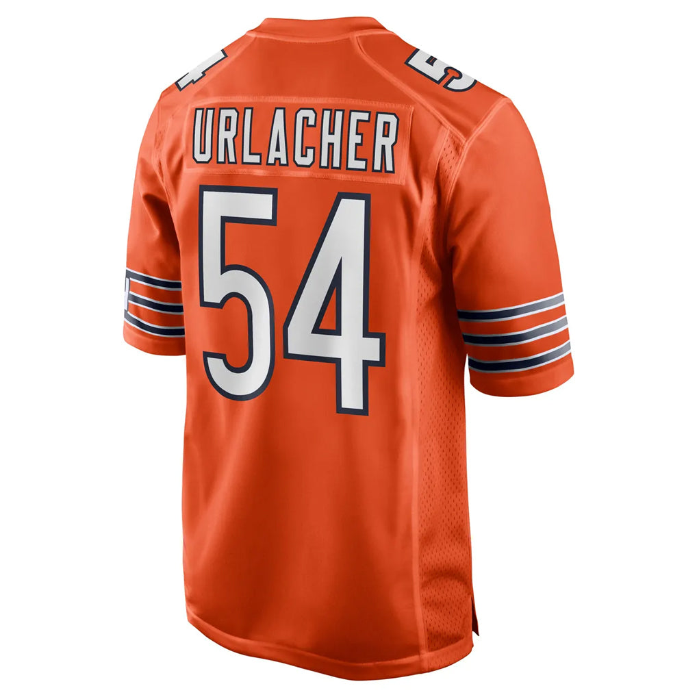 BIPIHUC C.Bears #54 Brian Urlacher Player Orange Home Game Stitched Jerseys