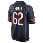 BIPIHUC C.Bears #62 Joe Thuney Player Navy Home Game Stitched Jerseys