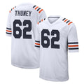 BIPIHUC C.Bears #62 Joe Thuney Player White Classic Home Game Stitched Jerseys