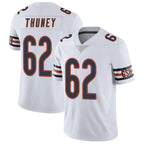 BIPIHUC C.Bears #62 Joe Thuney Player White Vapor Untouchable Limited Home Game Stitched Jerseys