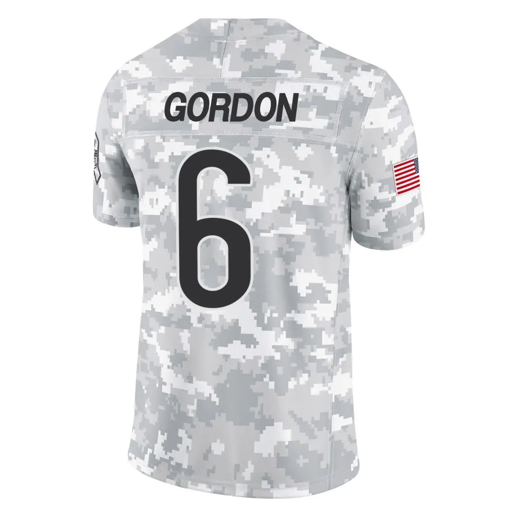 BIPIHUC C.Bears #6 Kyler Gordon Player Arctic Camo Salute to Service Limited Stitched Jerseys