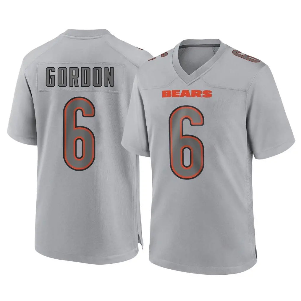 BIPIHUC C.Bears #6 Kyler Gordon Player Gray Atmosphere Fashion Game Stitched Jerseys
