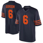BIPIHUC C.Bears #6 Kyler Gordon Player Navy Blue Alternate Game Stitched Jerseys