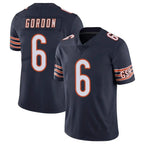 BIPIHUC C.Bears #6 Kyler Gordon Player Navy Vapor Untouchable Limited Home Game Stitched Jerseys