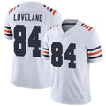 BIPIHUC C.Bears #84 Colston Loveland Player White Alternate Classic Vapor Limited Stitched Jerseys