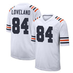 BIPIHUC C.Bears #84 Colston Loveland Player White Classic Home Game Stitched Jerseys