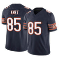 BIPIHUC C.Bears #85 Cole Kmet Player Navy Vapor F.U.S.E. Limited Home Game Stitched Jerseys
