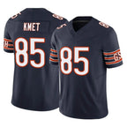 BIPIHUC C.Bears #85 Cole Kmet Player Navy Vapor F.U.S.E. Limited Home Game Stitched Jerseys