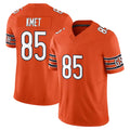 BIPIHUC C.Bears #85 Cole Kmet Player Orange Vapor F.U.S.E. Limited Home Game Stitched Jerseys