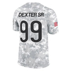 BIPIHUC C.Bears #99 Gervon Dexter Sr. Player Arctic Camo Salute to Service Limited Stitched Jerseys