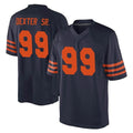 BIPIHUC C.Bears #99 Gervon Dexter Sr. Player Navy Blue Alternate Game Stitched Jerseys