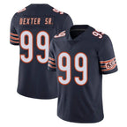 BIPIHUC C.Bears #99 Gervon Dexter Sr. Player Navy Vapor Untouchable Limited Home Game Stitched Jerseys