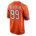 BIPIHUC C.Bears #99 Gervon Dexter Sr. Player Orange Home Game Stitched Jerseys