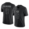 BIPIHUC C.Bears #9 Jim McMahon Player Black REFLECTIVE Limited Game Stitched Jerseys