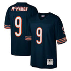 BIPIHUC C.Bears #9 Jim McMahon Player Navy Mitchell & Ness Navy Legacy Replica Stitched Jerseys