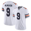BIPIHUC C.Bears #9 Jim McMahon Player White Classic Vapor Limited Home Game Stitched Jerseys