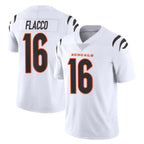 BIPIHUC C.Bengals #16 Joe Flacco Player White Vapor Untouchable Limited Home Game Stitched Jerseys