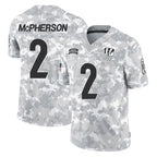 BIPIHUC C.Bengals #2 Evan McPherson Player Arctic Camo Salute to Service Limited Stitched Jerseys