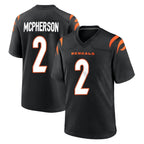 BIPIHUC C.Bengals #2 Evan McPherson Player Black Home Game Stitched Jerseys
