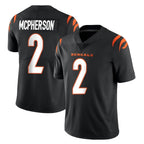 BIPIHUC C.Bengals #2 Evan McPherson Player Black Vapor Untouchable Limited Home Game Stitched Jerseys