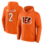 BIPIHUC C.Bengals #2 Evan McPherson Player Orange Salute to Service Pullover Hoodie Limited Stitched Jerseys