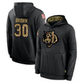 BIPIHUC C.Bengals #30 Chase Brown Player Black Salute to Service Pullover Hoodies Limited Stitched Jerseys