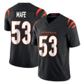 BIPIHUC C.Bengals #53 Boye Mafe Player Black Vapor F.U.S.E. Limited Home Game Stitched Jerseys