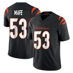 BIPIHUC C.Bengals #53 Boye Mafe Player Black Vapor F.U.S.E. Limited Home Game Stitched Jerseys