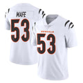 BIPIHUC C.Bengals #53 Boye Mafe Player White Vapor Untouchable Limited Home Game Stitched Jerseys