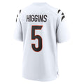 BIPIHUC C.Bengals #5 Tee Higgins Player White Home Game Stitched Jerseys