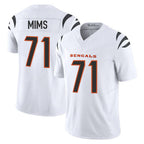 BIPIHUC C.Bengals #71 Amarius Mims Player White Vapor F.U.S.E. Limited Home Game Stitched Jerseys