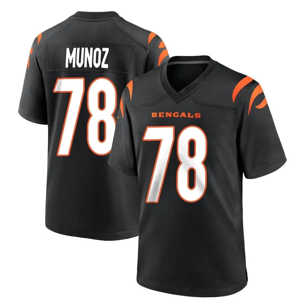 BIPIHUC C.Bengals #78 Anthony Munoz Player Black Home Game Stitched Jerseys
