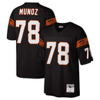 BIPIHUC C.Bengals #78 Anthony Mu?oz Player Black Mitchell & Ness Legacy Replica Stitched Jerseys