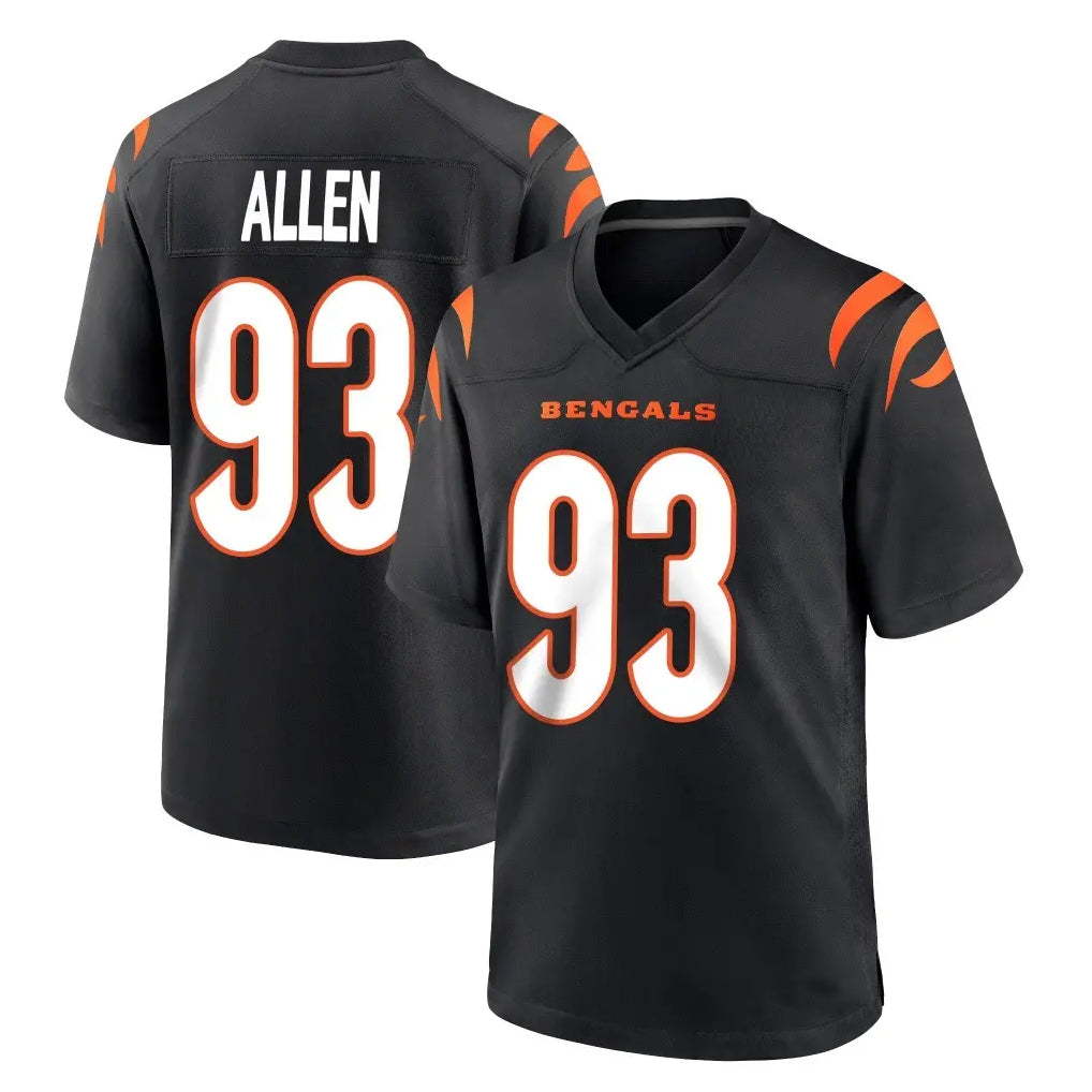 BIPIHUC C.Bengals #93 Jonathan Allen Player Black Home Game Stitched Jerseys