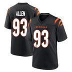 BIPIHUC C.Bengals #93 Jonathan Allen Player Black Home Game Stitched Jerseys