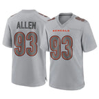 BIPIHUC C.Bengals #93 Jonathan Allen Player Gray Atmosphere Fashion Game Stitched Jerseys