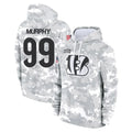 BIPIHUC C.Bengals #99 Myles Murphy Player Arctic Camo Salute to Service Pullover Hoodie Limited Stitched Jerseys