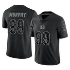 BIPIHUC C.Bengals #99 Myles Murphy Player Black Reflective Limited Game Stitched Jerseys