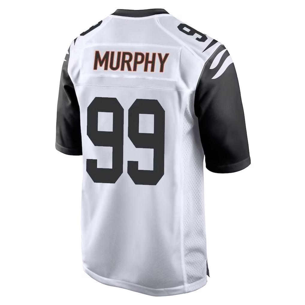 BIPIHUC C.Bengals #99 Myles Murphy Player White Alternate Home Game Stitched Jerseys