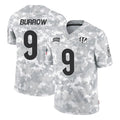 BIPIHUC C.Bengals #9 Joe Burrow Player Arctic Camo Salute to Service Limited Stitched Jerseys
