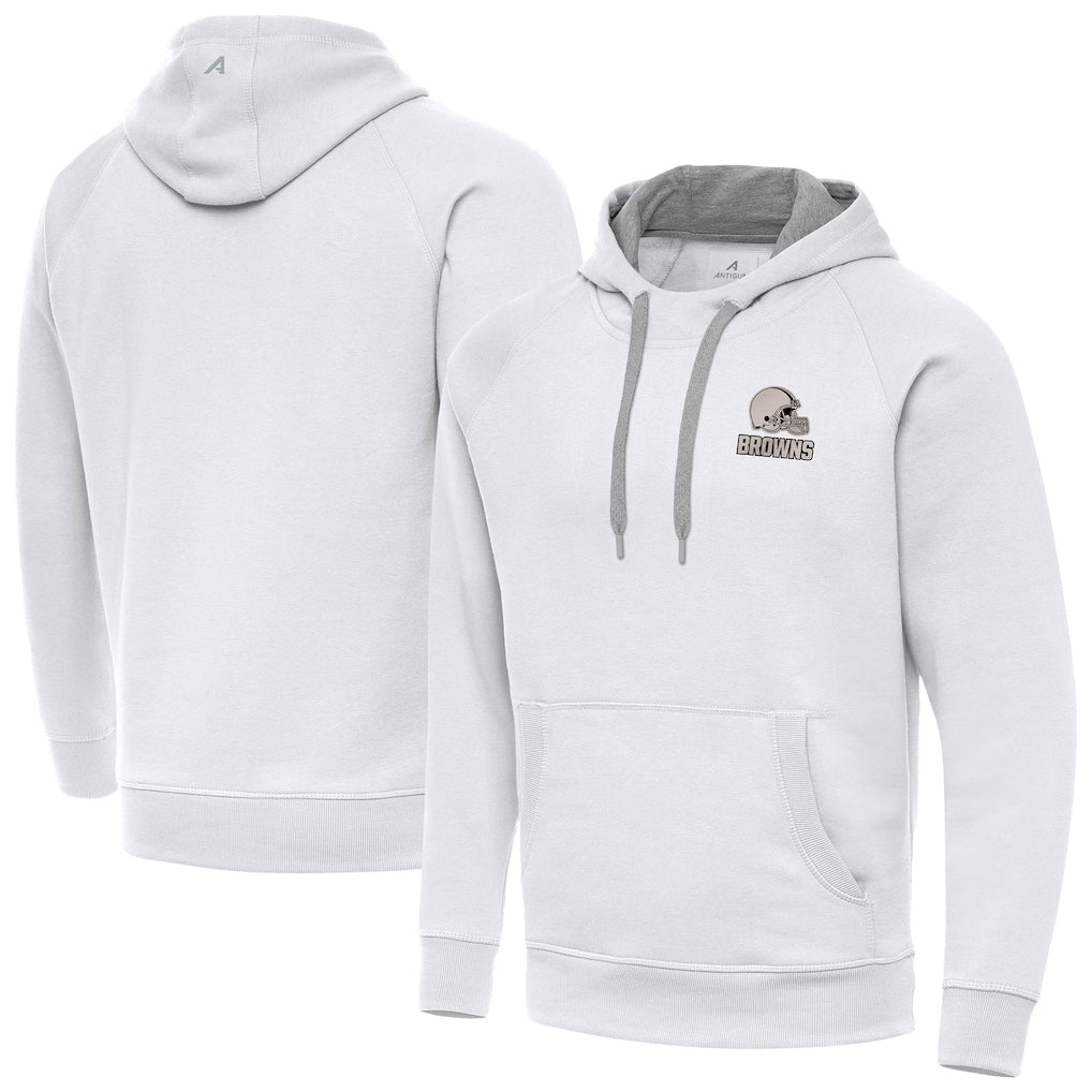 BIPIHUC C.Browns White Brushed Carbon Pullover Hoodie Blank Player Limited Stitched Jerseys
