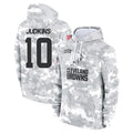 BIPIHUC C.Browns #10 Quinshon Judkins Player Arctic Camo Salute to Service Hoodies Limited Game Stitched Jerseys