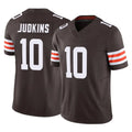BIPIHUC C.Browns #10 Quinshon Judkins Player Brown Vapor F.U.S.E. Limited Home Game Stitched Jerseys